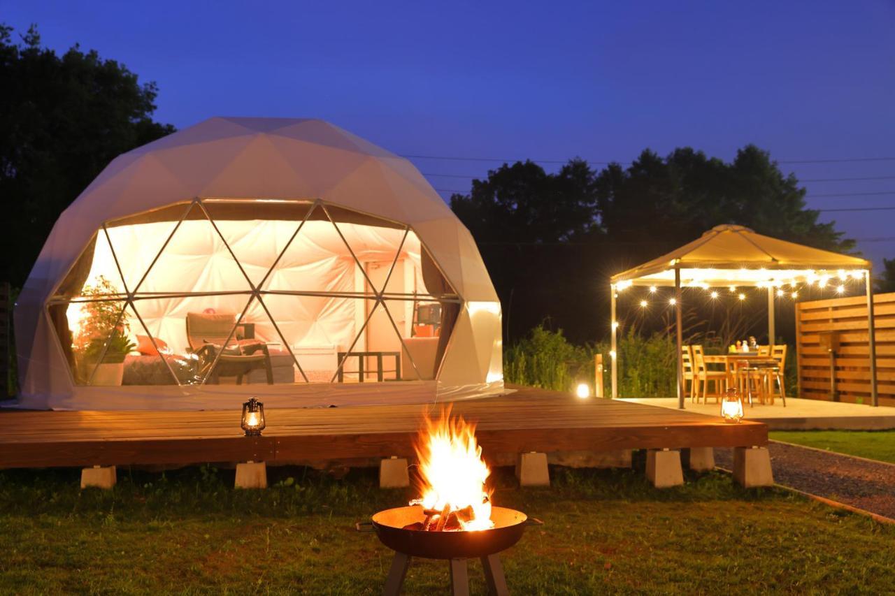 Glamping Resort Varie ฟูจิคาวากุจิโกะ ภายนอก รูปภาพ